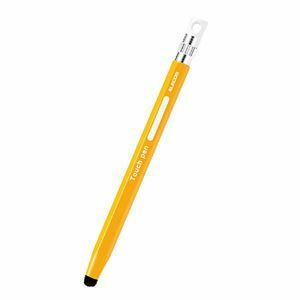 【新品】エレコム 6角鉛筆タッチペン イエロー P-TPENCEYL