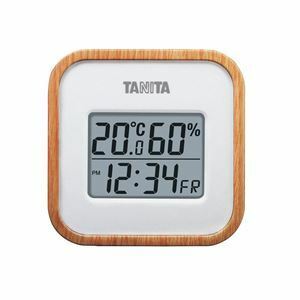 【新品】デジタル温湿度計 TT-571-NA ナチュラル