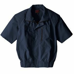 【新品】鳳皇 V5577 フルハーネス対応冷感半袖ブルゾン ネイビー 服のみ サイズ3L