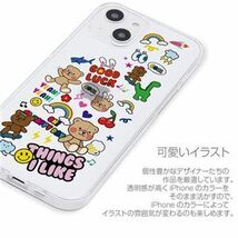 【新品】dparks ソフトクリアケース for iPhone 13 Pro THINGS I LIKE DS21178i13P_画像6