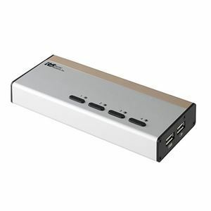 【新品】ラトックシステム DVIパソコン切替器(4台用) RS-430UDA