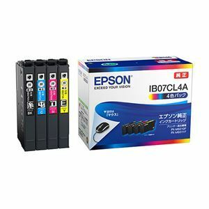 【新品】(まとめ) エプソン(EPSON) 【純正】 インクパック 4色パック(ブラック、シアン、マゼンタ、イエロー) IB07CL4A 【×3セット