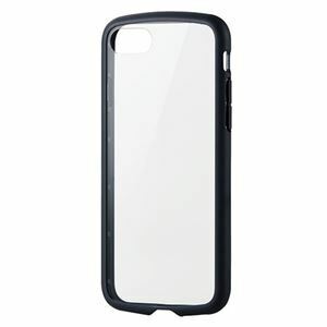 【新品】エレコム iPhone SE 第3世代 TOUGH SLIM LITE フレームカラー 背面ガラス ブラック PM-A22STSLFCGBK