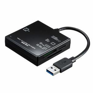 【新品】【5個セット】 サンワサプライ USB3.1 マルチカードリーダー ADR-3ML39BKNX5