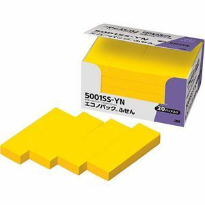 【新品】3M Post-it ポストイット エコノパック強粘着ふせん 3M-5001SS-YN