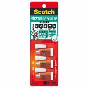 【新品】【3本×10セット】 3M Scotch スコッチ 強力瞬間接着剤 ミニ小分け 0.5g 3M-AMN-G3X10