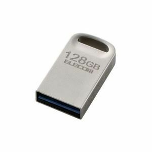 [ new goods ] Elecom USB3.2 correspondence microminiature USB memory MF-SU3A128GSV silver 