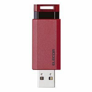 【新品】エレコム USBメモリ3.1 ノック式16GB MF-PKU3016GRD レッド