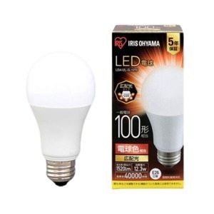 【新品】LED電球100W E26 広配光 電球色 4個セット