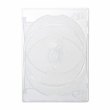 【新品】サンワサプライ DVDトールケース(4枚収納・10枚セット・クリア) DVD-TN4-10CL_画像3