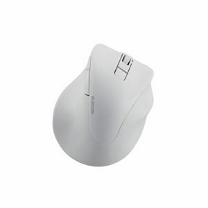 【新品】エレコム 静音 Bluetooth5.0マウス EX-G 5ボタン Lサイズ M-XGL30BBSKWH ホワイト