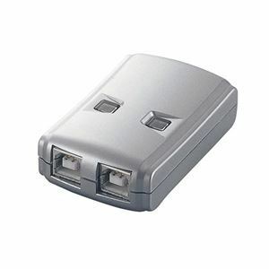 【新品】エレコム USB2.0手動切替器 2切替 USS2-W2