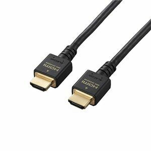 【新品】エレコム HDMIケーブル/HDMI2.1/1.5m/ブラック DH-HD21E15BK