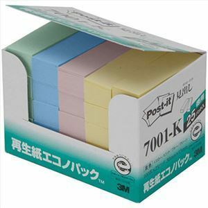 【新品】【5個セット】 3M Post-it ポストイット 再生紙エコノパック 見出し 3M-7001-KX5