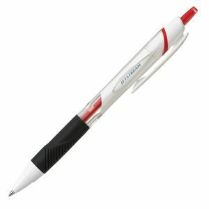【新品】(まとめ) 三菱鉛筆 JETSTREAM 0.5mm SXN15005.15 白軸/赤 10本 【×10セット】