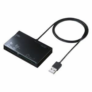 【新品】【5個セット】 サンワサプライ USB2.0 カードリーダー ADR-ML19BKNX5