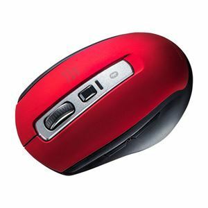 【新品】【5個セット】 サンワサプライ Bluetooth 5.0 ブルーLEDマウス レッド MA-BTBL162RX5