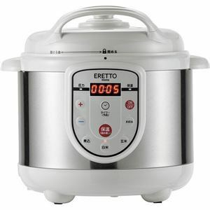 【新品】エレット 電気圧力鍋(18cm・4合炊) C4129545