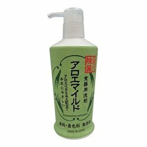 【新品】(まとめ) ロケット石鹸 アロエマイルド 食器用洗剤 本体 230ml 【×5セット】