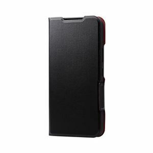 【新品】エレコム Galaxy A54 5G ソフトレザーケース 薄型 磁石付 PM-G233PLFUBK ブラック