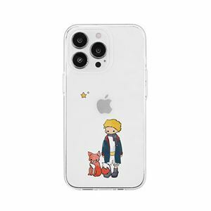 【新品】AKAN ソフトクリアケース for iPhone 14 Pro リトルプリンスとキツネ 背面カバー型 AK23536i14P