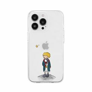 【新品】AKAN ソフトクリアケース for iPhone 14 Pro リトルプリンスとバラ 背面カバー型 AK23535i14P