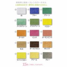 【新品】業務用 バスタオル/大判タオル 【アイスグリーン 5枚セット】 1000匁 70cm×140cm 綿100％ 〔美容院 整骨院〕_画像3