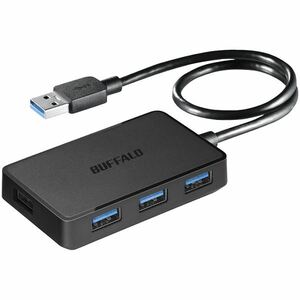 【新品】バッファロー USB3.0バスパワーハブ 4ポートタイプ マグネット付き ブラック BSH4U300U3BK