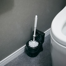 【新品】トイレブラシセット「 toilet（トイレット）」ブラック_画像1