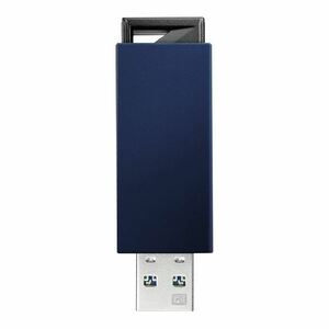 【新品】アイ・オー・データ機器 USB3.0/2.0対応 ノック式USBメモリー 16GB ブルー U3-PSH16G/B