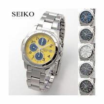 【新品】SEIKO（セイコー） 腕時計 クロノグラフ SND187P シルバー_画像3