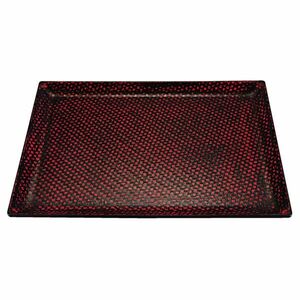 【新品】尺4 利休アジロ盆/トレー 【曙SL】 420mm×310mm×21mm 日本製 〔和食 レストラン 居酒屋 店舗 お店〕