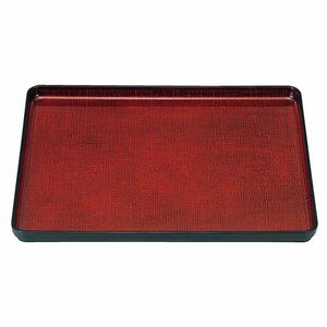 【新品】尺1 大寿布目盆/トレー 【溜かすりSL】 335mm×260mm×22mm 日本製 〔和食 レストラン 居酒屋 店舗 お店〕