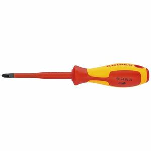 【新品】KNIPEX（クニペックス） 9824-01SL （+） スリム絶縁ドライバー 1000V