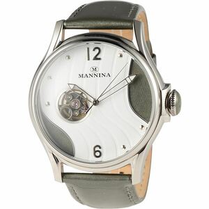 【新品】MANNINA(マンニーナ) 腕時計 MNN004-02 メンズ 正規輸入品 グレー