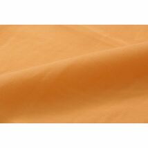【新品】敷きカバー 敷 シングルロング 寝具 無地 リバーシブル オレンジ/ライトベージュ 約105×215cm_画像5