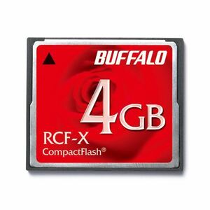 【新品】(まとめ）バッファロー コンパクトフラッシュ4GB RCF-X4G 1枚【×3セット】