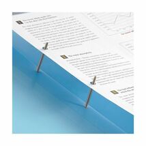 【新品】(まとめ）TANOSEE書類が出し入れしやすい丈夫なフラットファイル「ラクタフ」 A4タテ 150枚収容 背幅20mm グリーン1セット(50_画像4