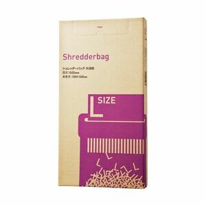 [ new goods ]( summarize ) TANOSEE shredder bag economy half transparent L size BOX type 1 box (100 sheets ) [×5 set ]