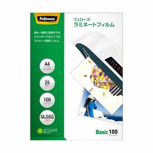 【新品】(まとめ) フェローズ ラミネートフィルム A4100μ 5848701 1パック(25枚) 【×10セット】