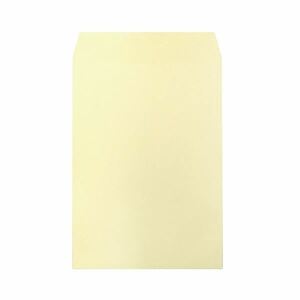 【新品】(まとめ) ハート 透けないカラー封筒 角2パステルクリーム XEP493 1パック（100枚） 【×10セット】