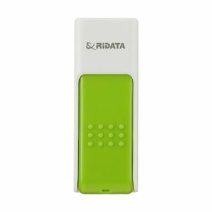 【新品】(まとめ) RiDATA ラベル付USBメモリー16GB ホワイト/グリーン RDA-ID50U016GWT/GR 1個 【×10セット】