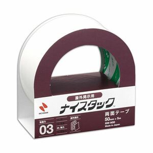 【新品】(まとめ) ニチバン ナイスタック 両面テープ 屋外掲示用 大巻 50mm×5m NW-N50 1巻 【×30セット】