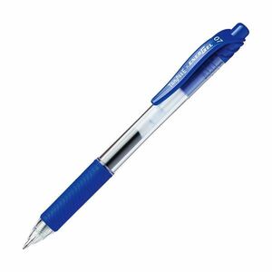 【新品】(まとめ) TANOSEE ノック式ゲルインクボールペン 0.7mm 青 1本 【×300セット】