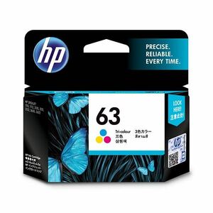 【新品】(まとめ) HP HP63 インクカートリッジ カラー F6U61AA 1個 【×10セット】