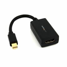 【新品】(まとめ) StarTech MiniDisplayPort-HDMI変換アダプタ(黒) MDP2HDMI 1個 【×10セット】_画像1