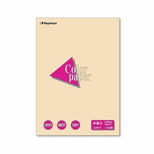 【新品】(まとめ) 長門屋商店 Color Paper A4 中厚口 アイボリー ナ-3215 1冊（100枚） 【×30セット】