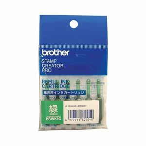 【新品】(まとめ) ブラザー BROTHER 使いきりタイプ補充インク 緑 PRINK6G 1パック（6本） 【×30セット】