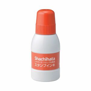 【新品】(まとめ) シヤチハタ スタンプ台専用補充インキ 40ml 朱色 SGN-40-OR 1個 【×30セット】