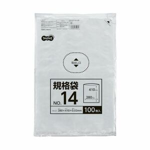 [ new goods ]( summarize ) TANOSEE standard sack 14 number 0.02×280×410mm 1 set (1000 sheets :100 sheets ×10 pack ) [×10 set ]